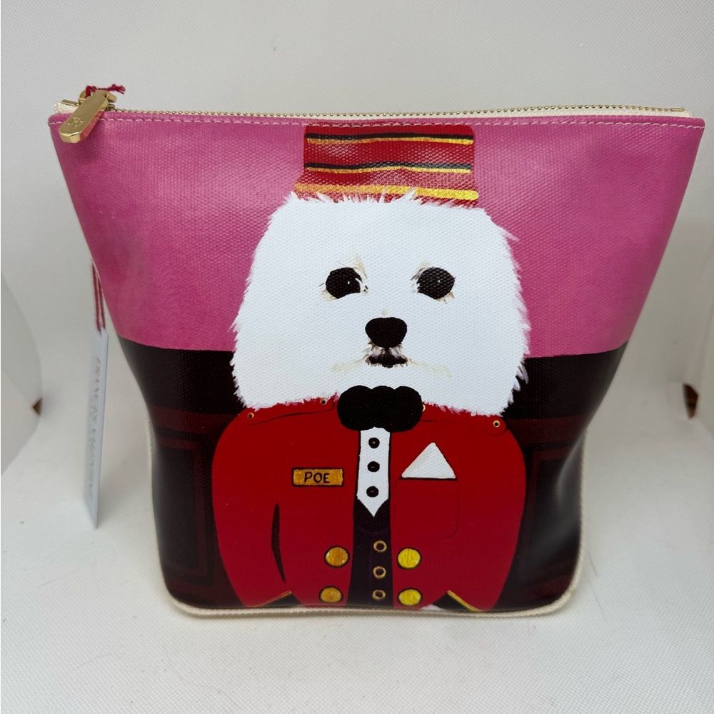 Frances Valentine Carly Beck small cosmetic bag - Dog